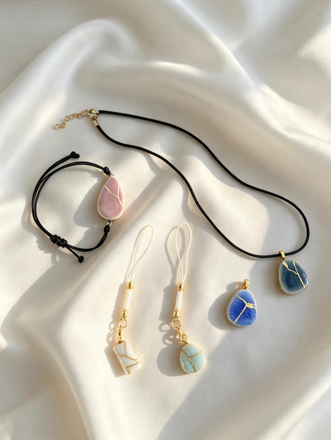Kintsugi Accessory DIY Kit – Silver-Color Finish (Tin Powder)
