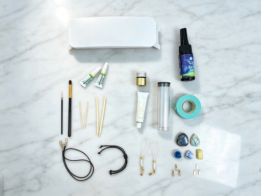 Kintsugi Accessory DIY Kit – Gold-Color Finish (Brass Powder)