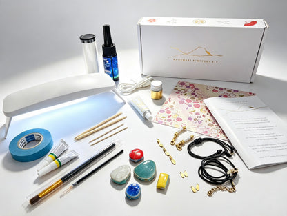 Kintsugi Accessory DIY Kit – Silver-Color Finish (Tin Powder)